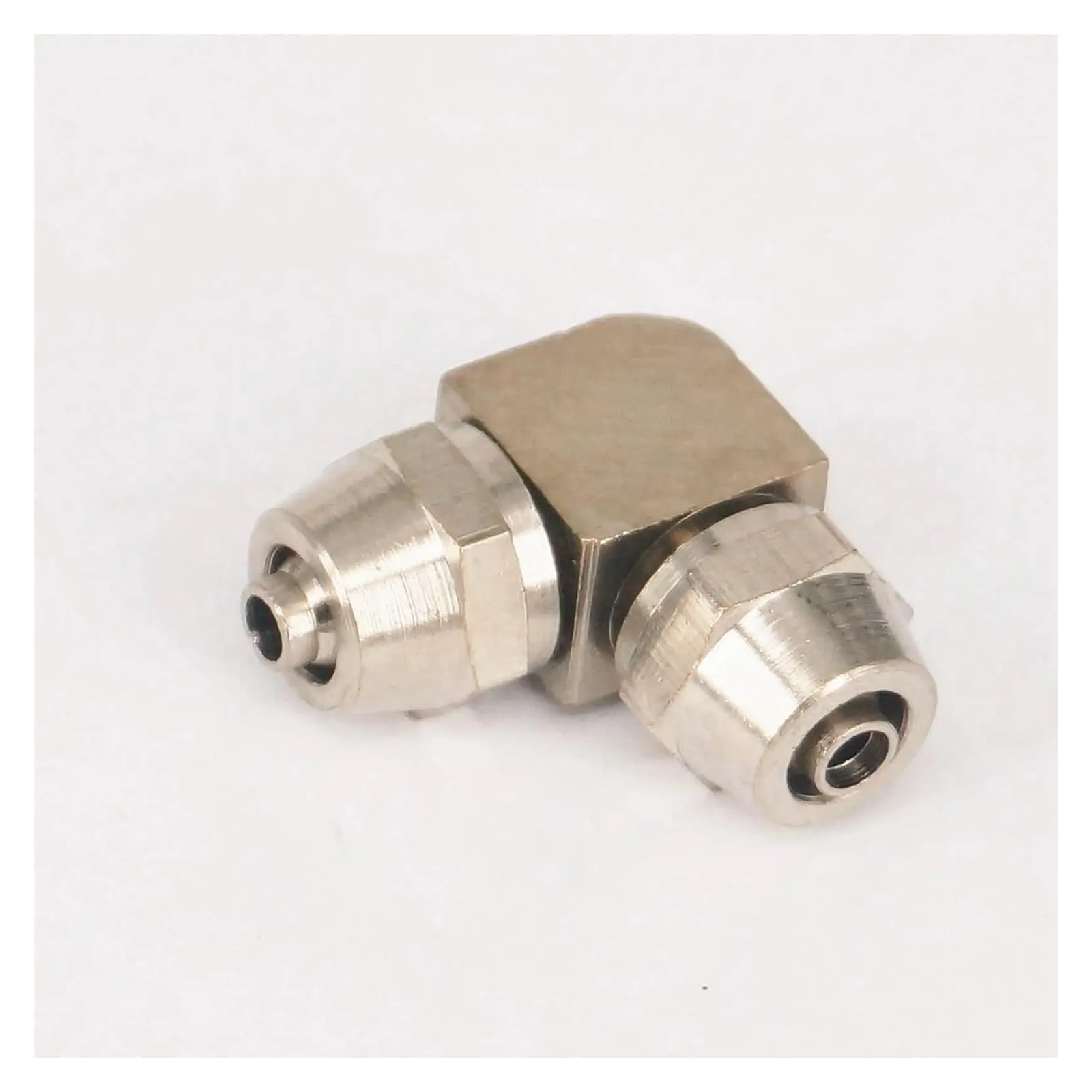 M 2pc Quick fit For 6x4mm O/DxI/D Hose Elbow 90 Degree Brass